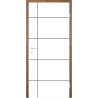 Bijelo obojena sobna vrata s utorima COLORline - EASY R34L