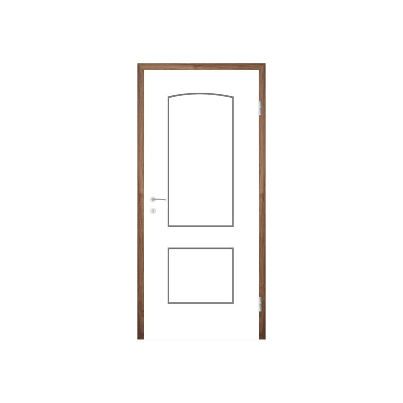 Bijelo obojena sobna vrata s utorima COLORline - MODENA R14L