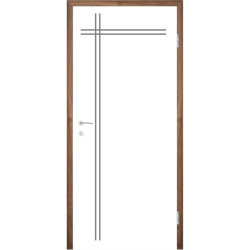 Bijelo obojena sobna vrata s utorima COLORline - MODENA R24L