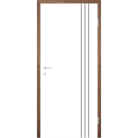 Bijelo sobna unutrašnja vrata s utorima COLORline - MODENA R36L