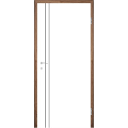 Bijelo obojena sobna vrata s utorima COLORline - MODENA R9L