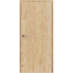 Furnirana sobna vrata s uspravnom strukturom GREENline - hrast grča brušeni mat luženi lakirani