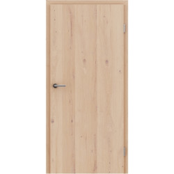 Furnirana sobna vrata s uspravnom strukturom GREENline - hrast grča pukotina bijeli uljeni
